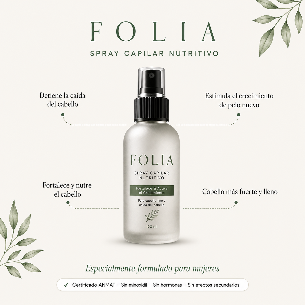 FOLIA®  | Frena la Caída, Nutre la Raíz y Estimula el Crecimiento