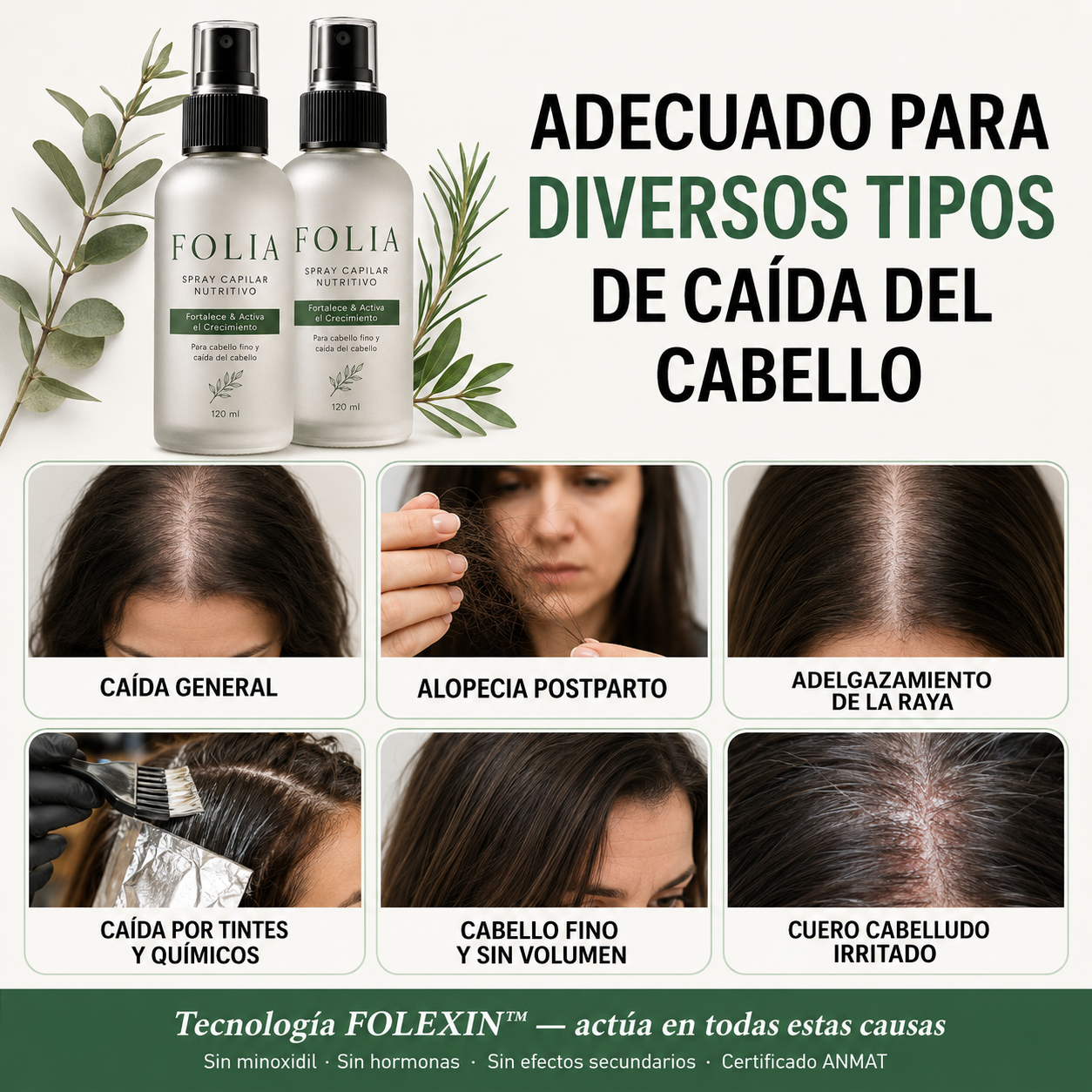 FOLIA®  | Frena la Caída, Nutre la Raíz y Estimula el Crecimiento